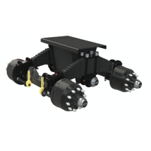 Bogie suspension trailer truck